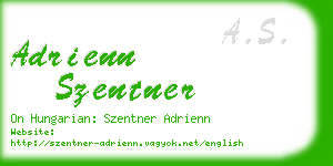 adrienn szentner business card